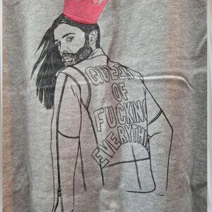 Queer Eye JVN Queen of Fucking Everything Sweatshirt size Small NWT